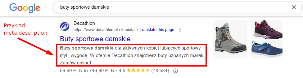 Przykład meta description.