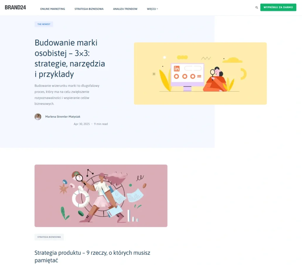 Blog Brand24.