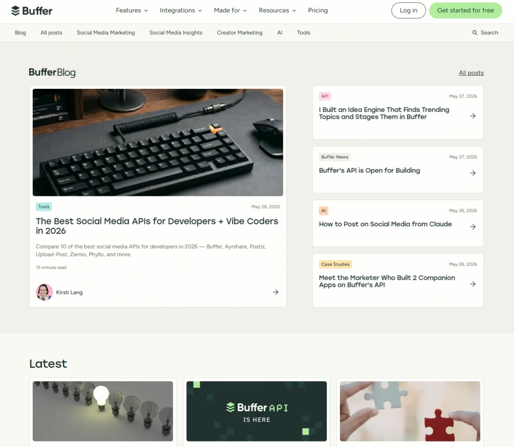 Blog Buffer.