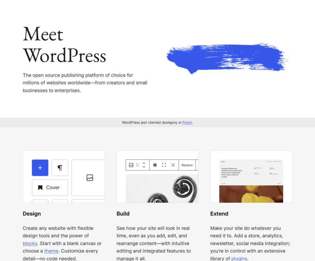 Jak założyć bloga na WordPress? 11 prostych kroków! 4 Wordpress.org – pierwsze rozwiązanie na Twojego bloga.