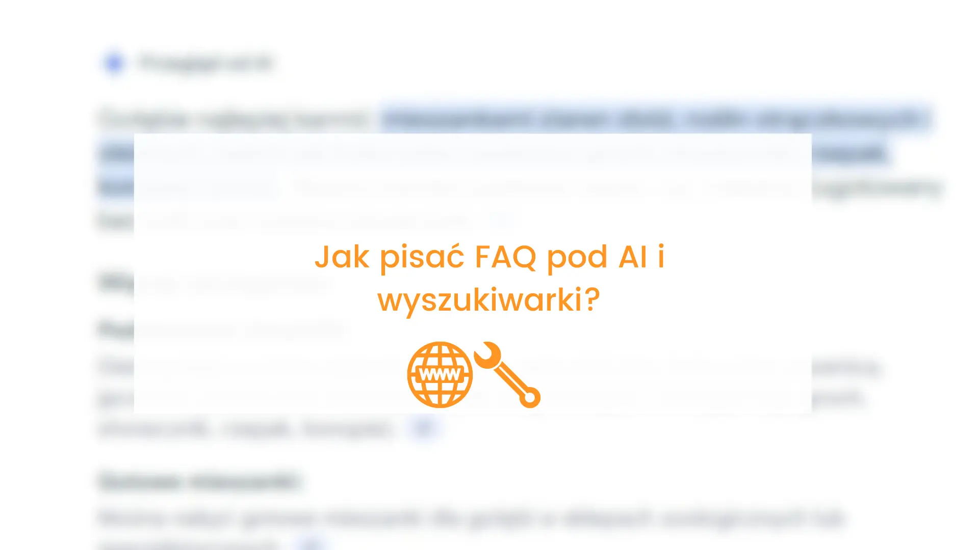 jak pisac faq