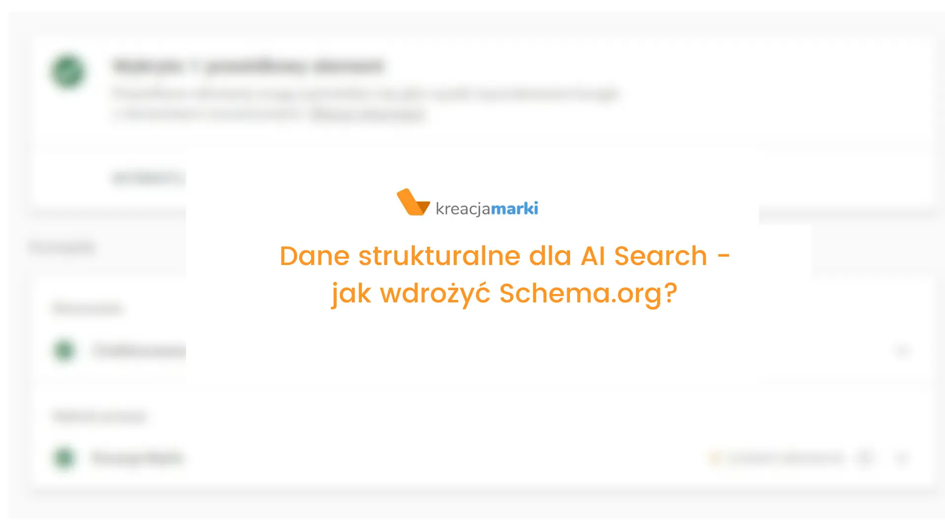 dane strukturalne ai search
